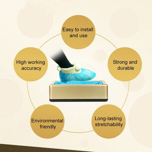 Eco Care Automatic Shoe Cover Dispenser – Gold
