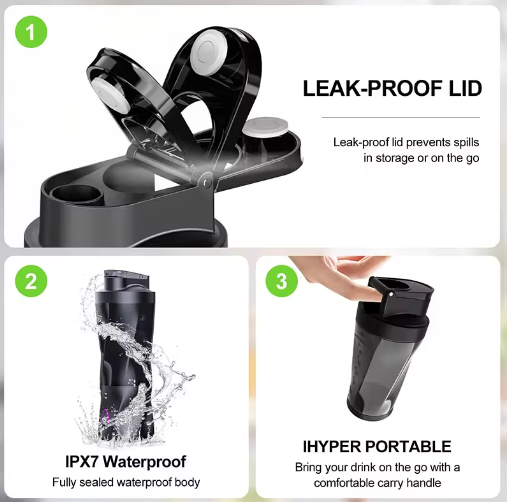 Rechargeable Electric Portable Blender
