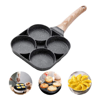 Non-Stick Frying Pan with 4 Hole