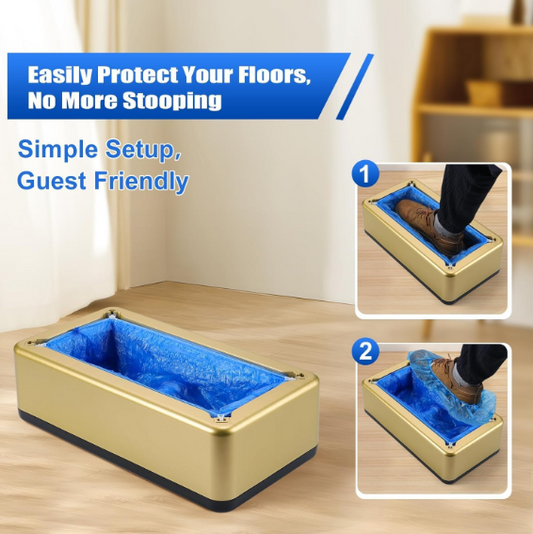 Eco Care Automatic Shoe Cover Dispenser – Gold